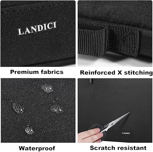 Miniatura 4 de LANDICI Funda protectora de 360 para laptop de 13 pulgadas, 13.3 pulgadas, funda impermeable para MacBook Air 13 M1M2, MacBook Pro 13, Surface Pro
