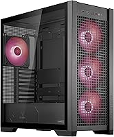 Vista 8 de ASUS TUF Gaming GT501 - Funda para juegos de torre media, soporte EATX, cuatro ventiladores preinstalados, 2 paneles frontales USB 3.1, vidrio