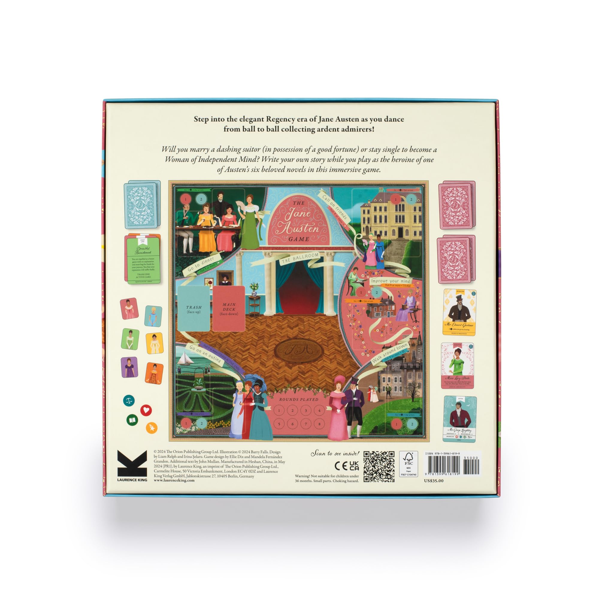 The Jane Austen Game: an immersive boardgame – Play as Your Favorite Austen Heroine!