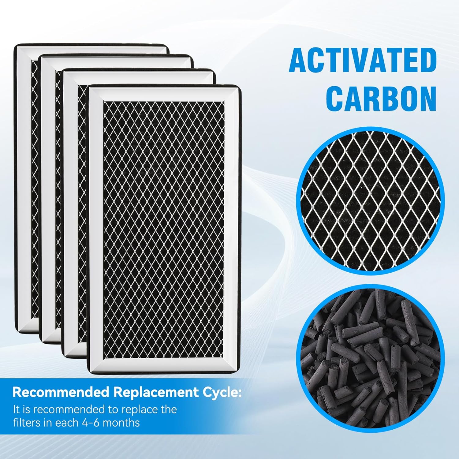 MA-15 Air Purifier Replacement Filter Compatible with Medify MA-15 Series, 3-in-1 Filtration System of MA 15 Filters H13 True HEPA, Activated Carbon and Pre-Filter (4 Pack) - Image 5