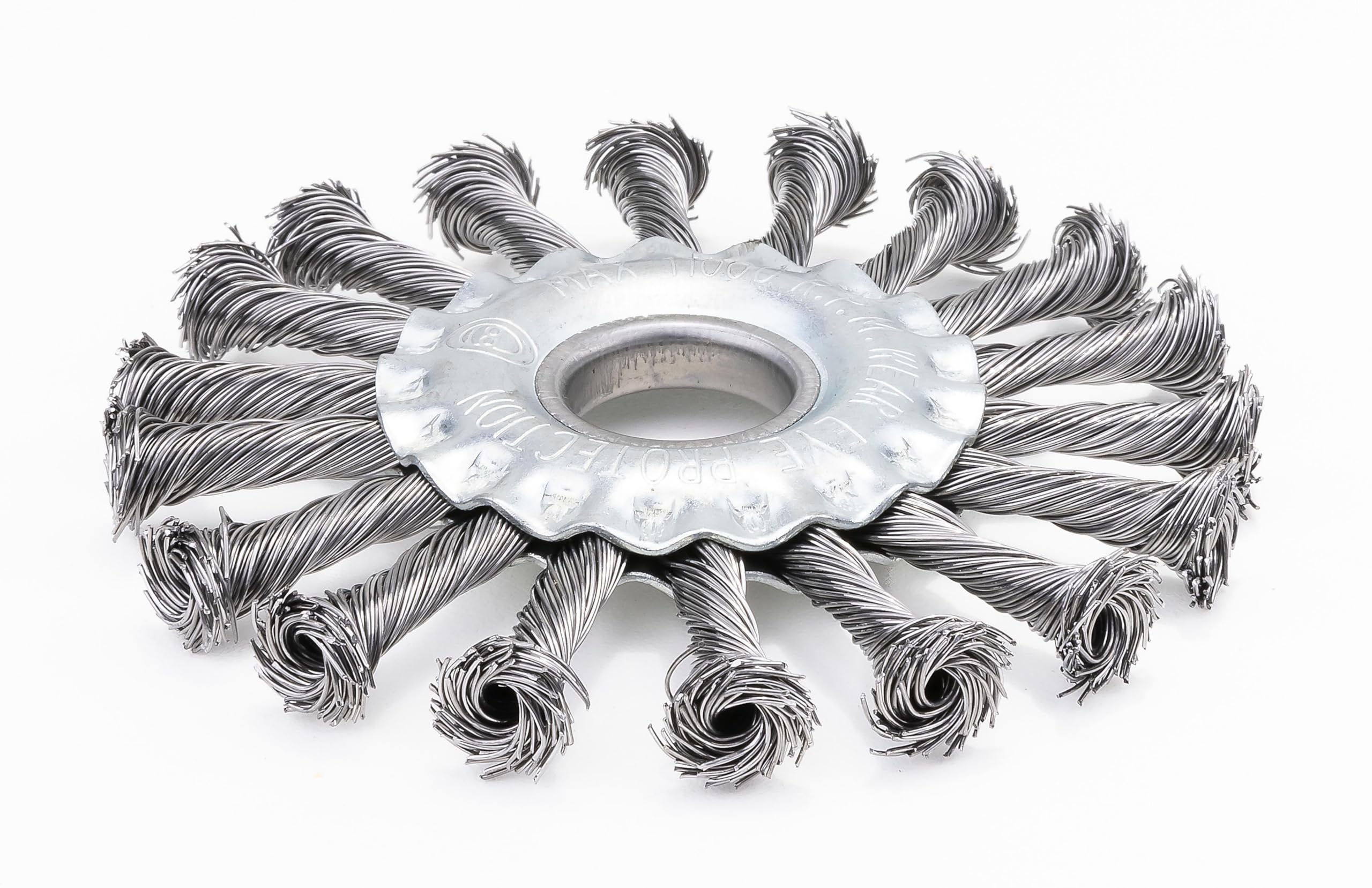 Harri Abrasives® - Twist Knotted Wire Wheel Brush - Carbon Steel - 4½? X 1/2