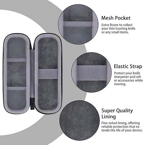 Vista 12 de co2CREA Estuche de viaje duro de repuesto para afilador de cuchillos y herramientas Ken Onion Edition MK.2 / MK.1 / Work Sharp Original Mk2