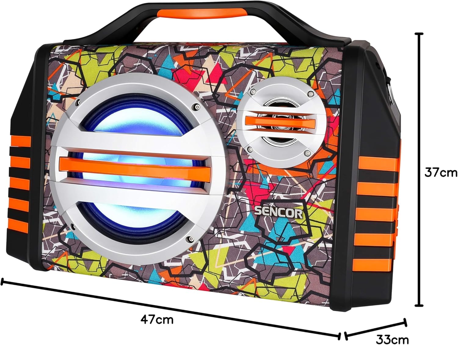 SENCOR SSS 3200 Kids Bluetooth Speaker Dimensions