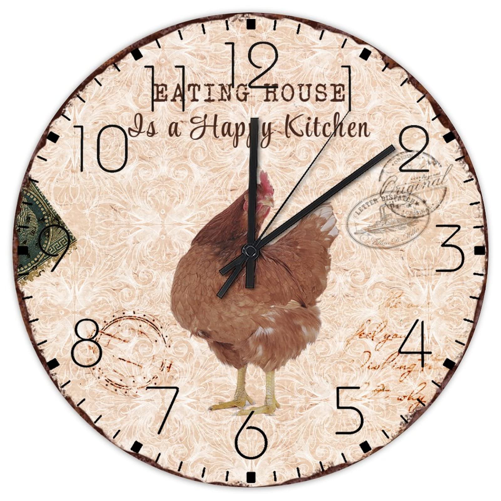 Horloge minimaliste sans tic-tac avec mouvement de balayage pour bureau