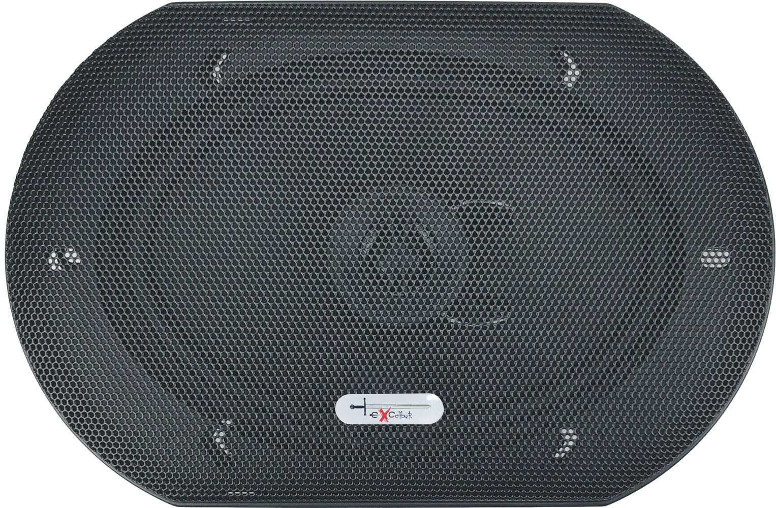 Excalibur X572 Coppia Altoparlanti Auto 2 Vie Coassiali 5x7 Pollici 450W Picco 80W RMS Frequenza 105Hz-20kHz Sensibilità 87dB Impedenza 4Ohm Kit Casse Ovali per Upgrade Sistema Audio Custom Veicoli