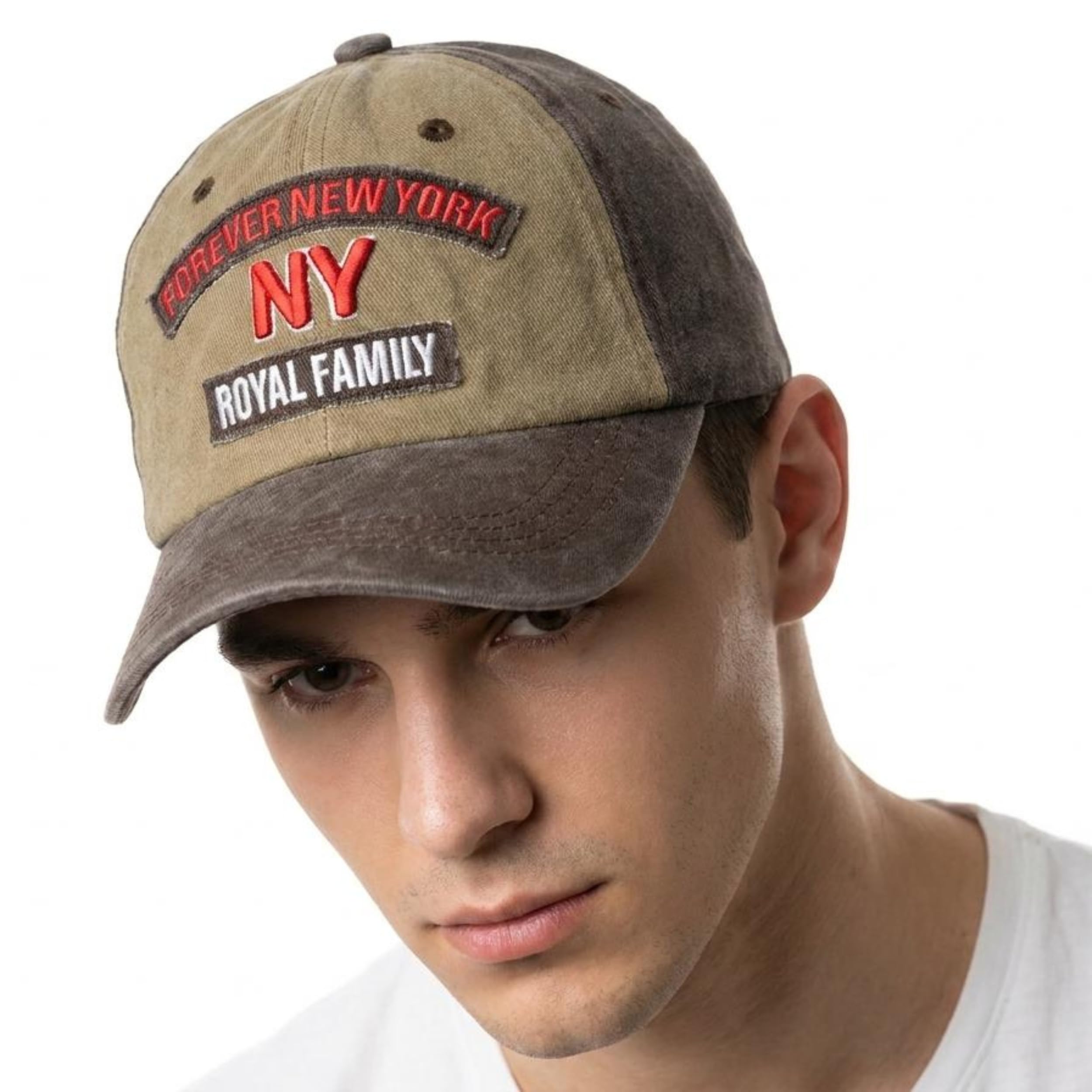jamont Unisex Vintage Baseball Cap for Men & Women | Adjustable Cotton Retro Style Sports Cap with NY New York Embroidery | Casual Summer Sun Protection Hat for Outdoors, Travel & Gym-picture-11