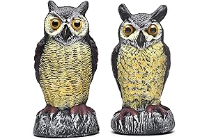 2 Packs Plastic Owl to Keep Birds Away