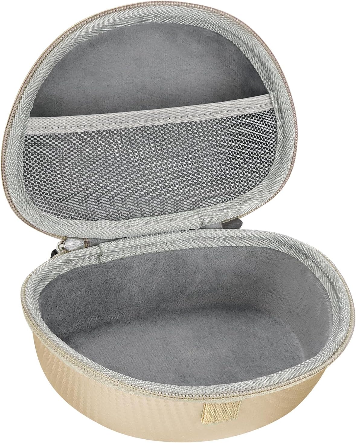 Geekria Shield Headphone Case Compatible with Beats Solo 4/3/2/HD, Replacement Hard Shell Travel Carrying Bag with Cable Storage (Gold) - Image 2