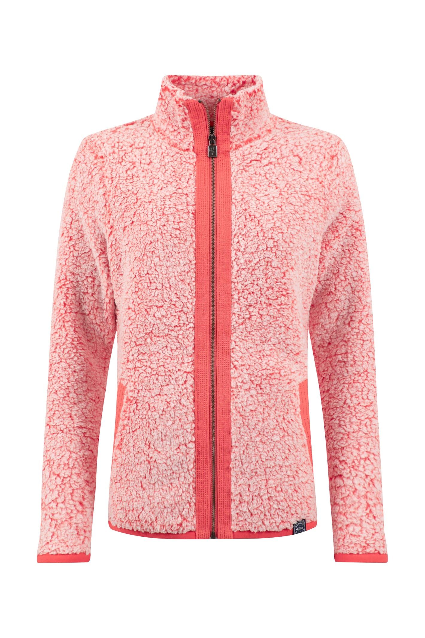 Weird Fish Women's Coral Clove Cosy Full Zip Fleece In | Size: 20