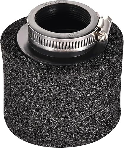 GOOFIT Filtro de aire de doble espuma negro de 1.772 in1.77 pulgadas, repuesto para filtro de aire de 50 cc, 90 cc, 110 cc, 125 cc, 140 cc, 150 cc,