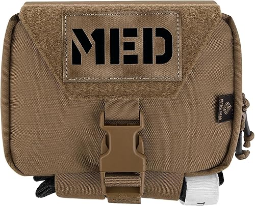 Vista 14 de PETAC GEAR Táctica Bolso Médico Desenganchable Bolsa de Primeros Auxilios IFAK Desmontable Bolsa MOLLE y Cinturón Horizontal Bolsa de Supervivencia