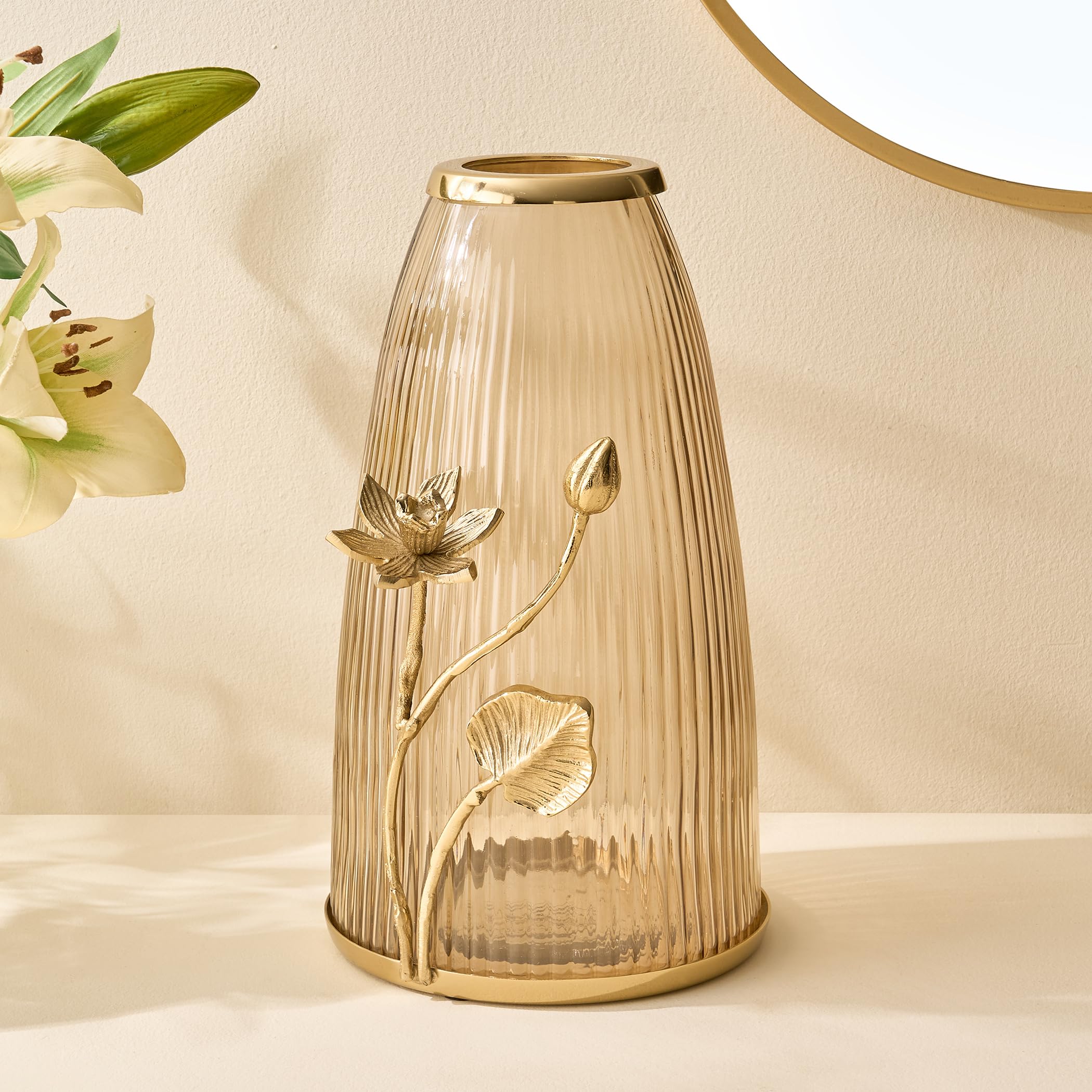 Home Centre Soma Bloom Glass Vase - Large-image-48