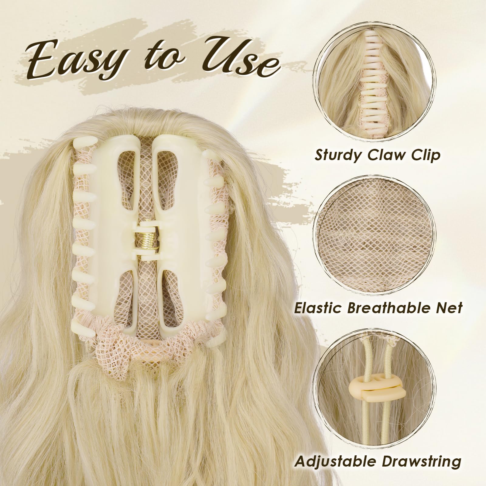 FESHFEN Ponytail Extensions - Image 3