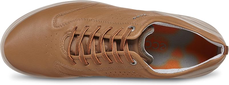 Amazon | ECCO メンズ Cage Pro ゴルフシューズ, キャメル, 5-5.5 