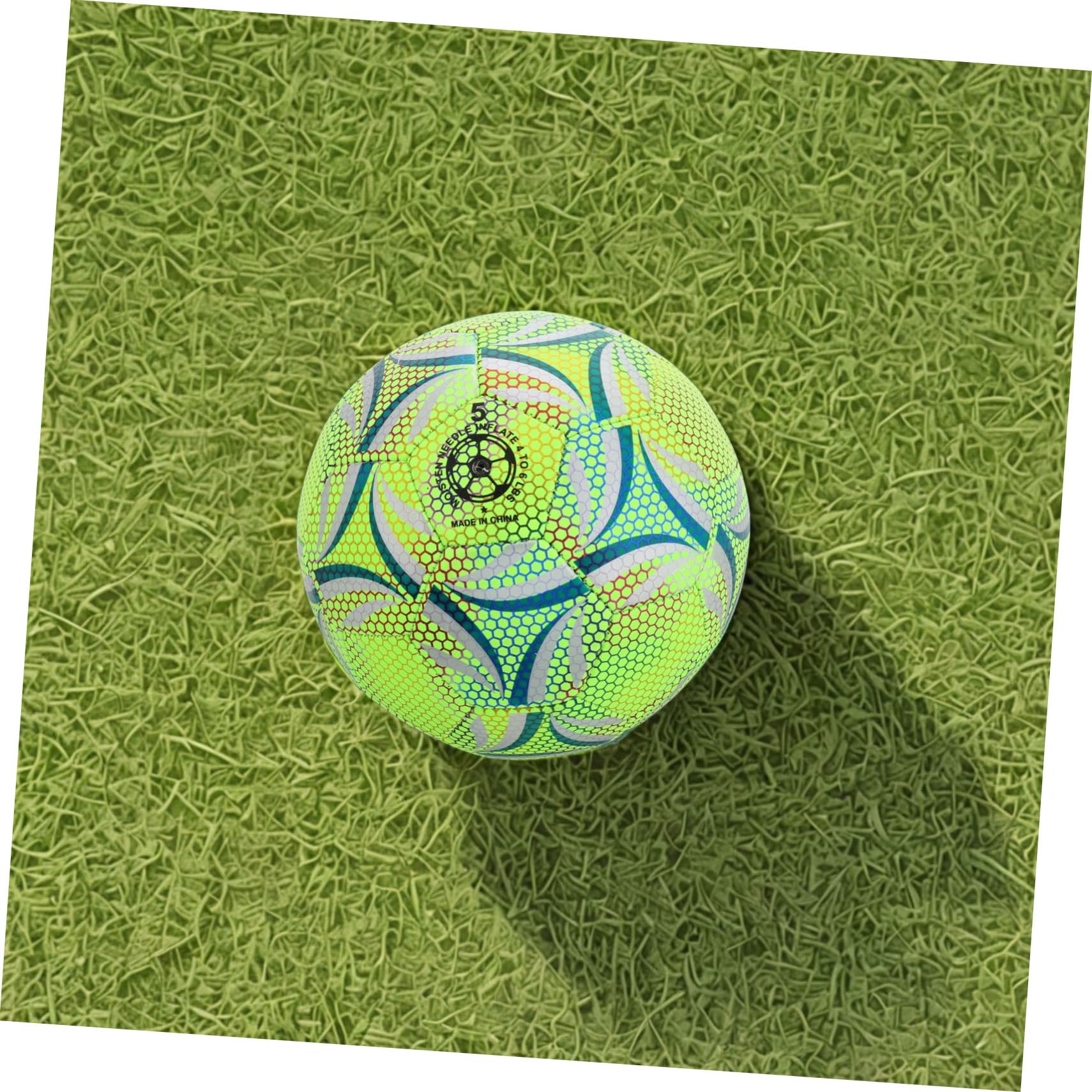 Healifty Balón de Fútbol Iluminado para Entrenamiento Nocturno y Uso Juvenil Brillante y Duradero