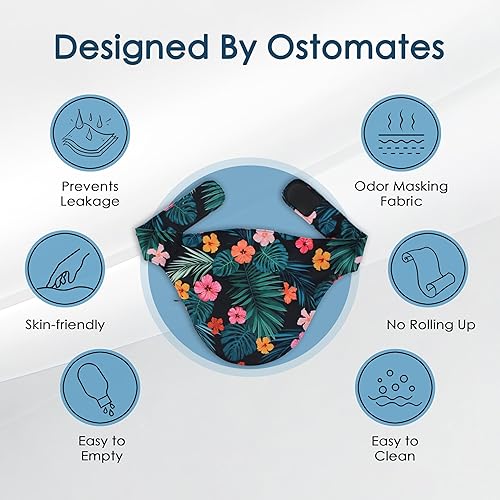 Vista 5 de Fundas para bolsas de colostomía para hombres y mujeres, elegante cinturón de ostomía para guardar bolsas de colostomía, cinturones de ostomía