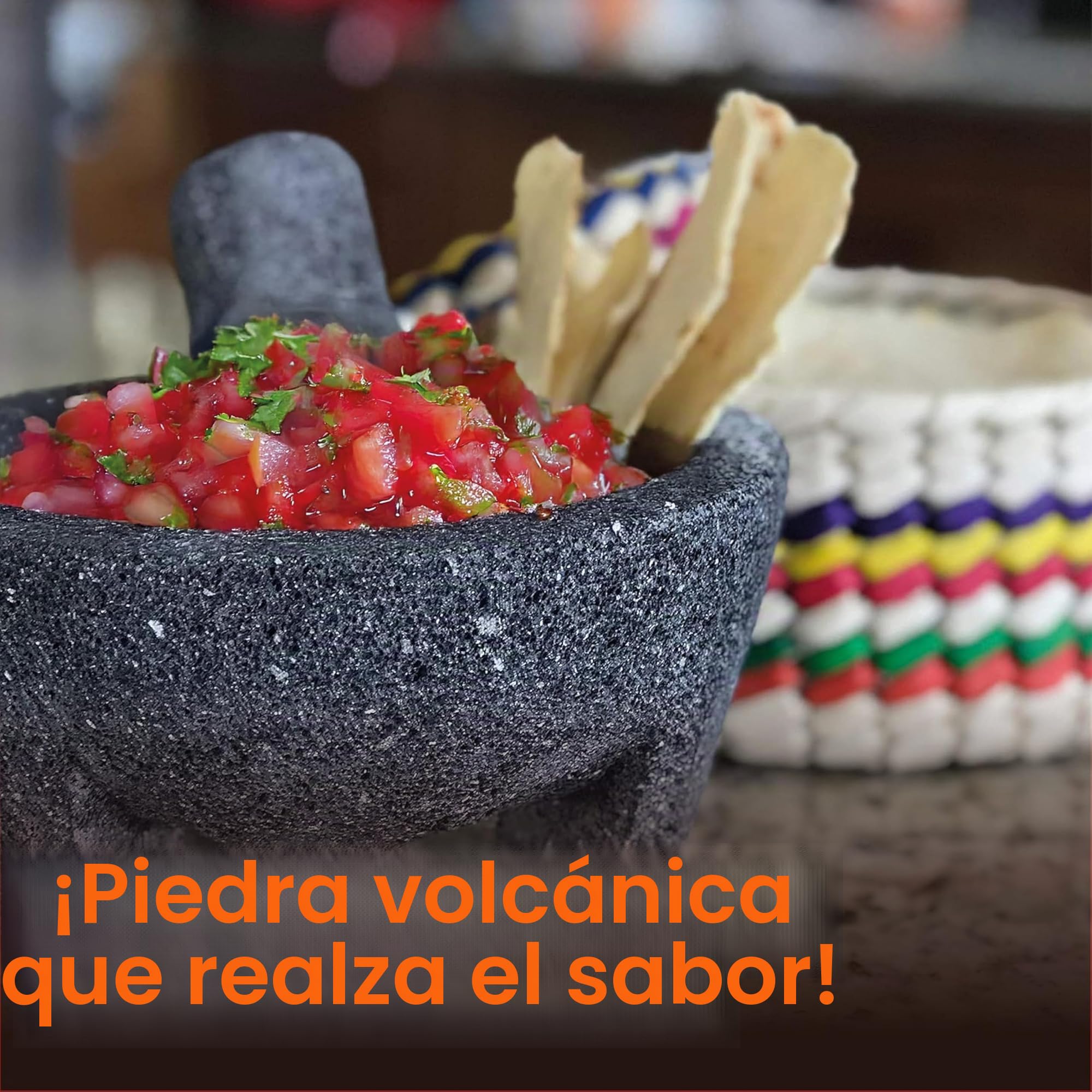 Verve Culture Molcajete en cesta