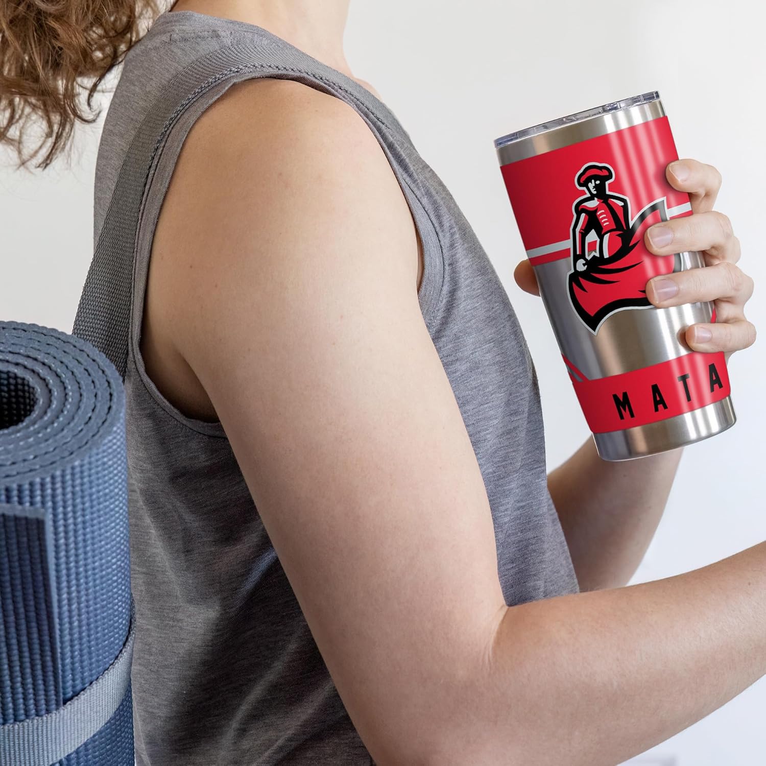 Rico Industries NCAA Cal State Northridge Matadors Standard 20oz Stainless Steel Tumbler with Lid - Great For Coffee, Tea, Water or Cocktails - Image 4