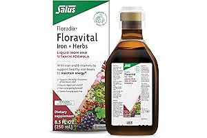 Floravital Liquid Iron & Vitamins Formula: Energy Support with Iron Complex