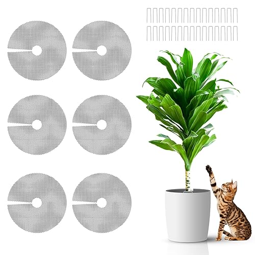 6 Pcs 11.8 Inch Plant Pot Grids，Cut-able Plant Pot Soil