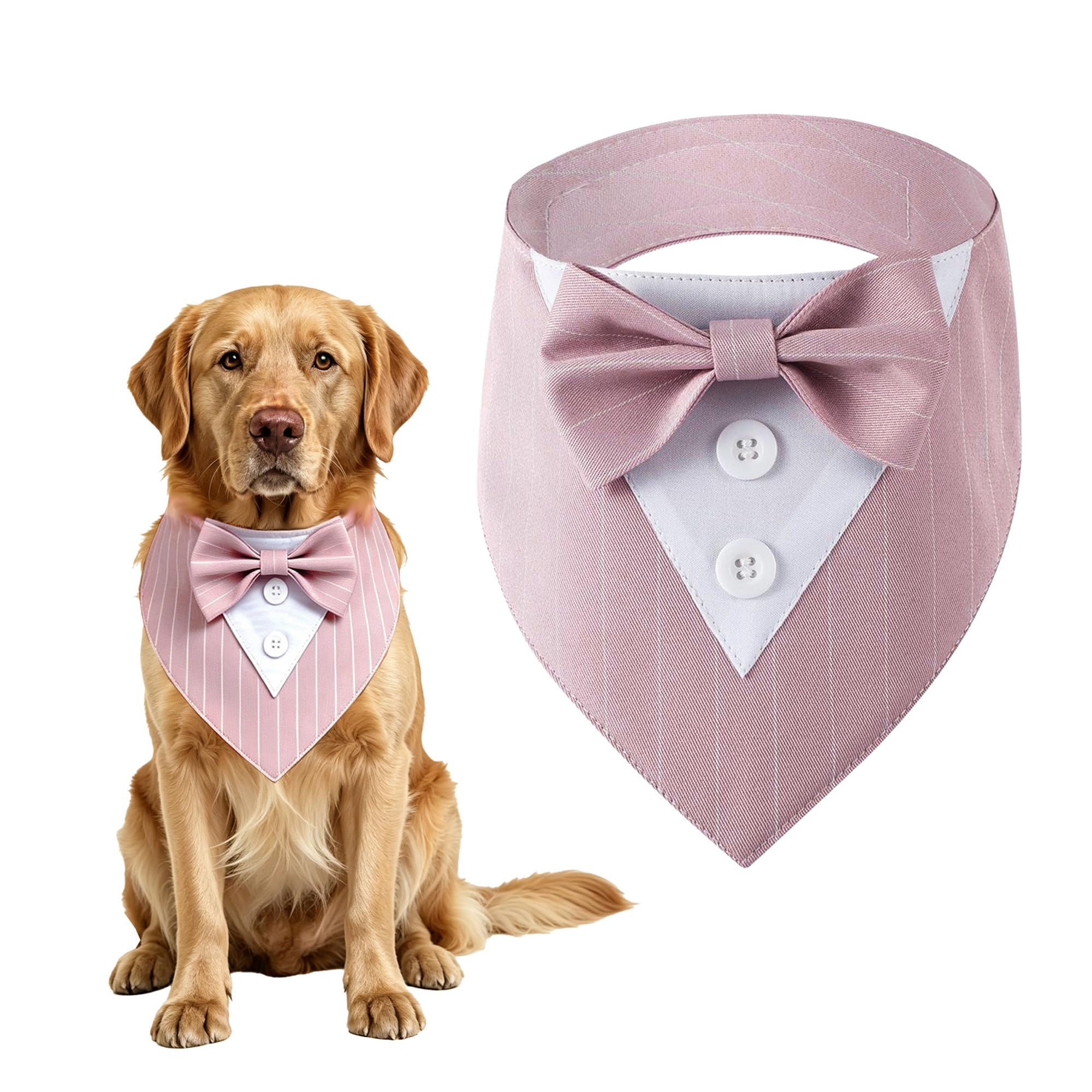 Dog Bow Tie Bandana Pet Wedding Outfit Engagement Birthday Party Supplies