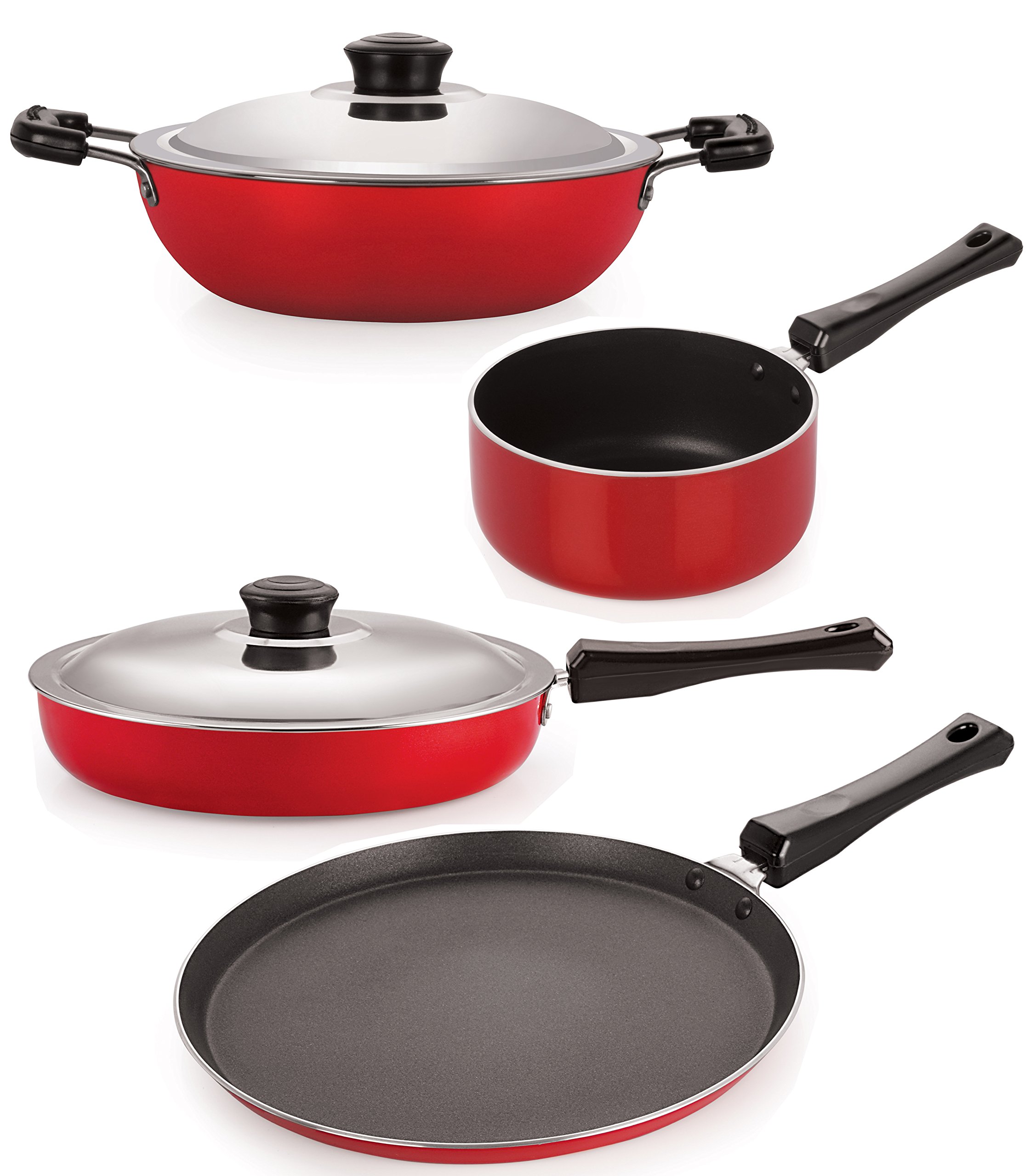 NIRLONNon-Stick Kitchenware Kitchen Cooking Utencil Combo Gift Set, (FP13_DKDM_SPB_FT10)