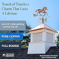 Vista 4 de Good Directions Veleta Smithsonian Running Horse (cobre puro)