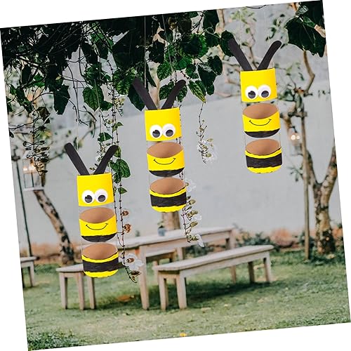 Miniatura 9 de VILLCASE Rollo de papel blanco con núcleo de papel marrón, manualidades educativas, tubos redondos de cartón, rollo de papel de cartón, tubos de