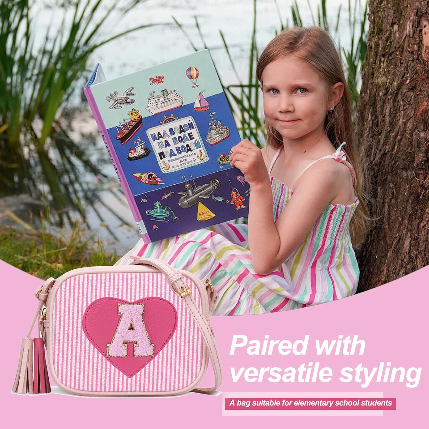 Little Girls Purse, Kids Heart Purse - Image 2