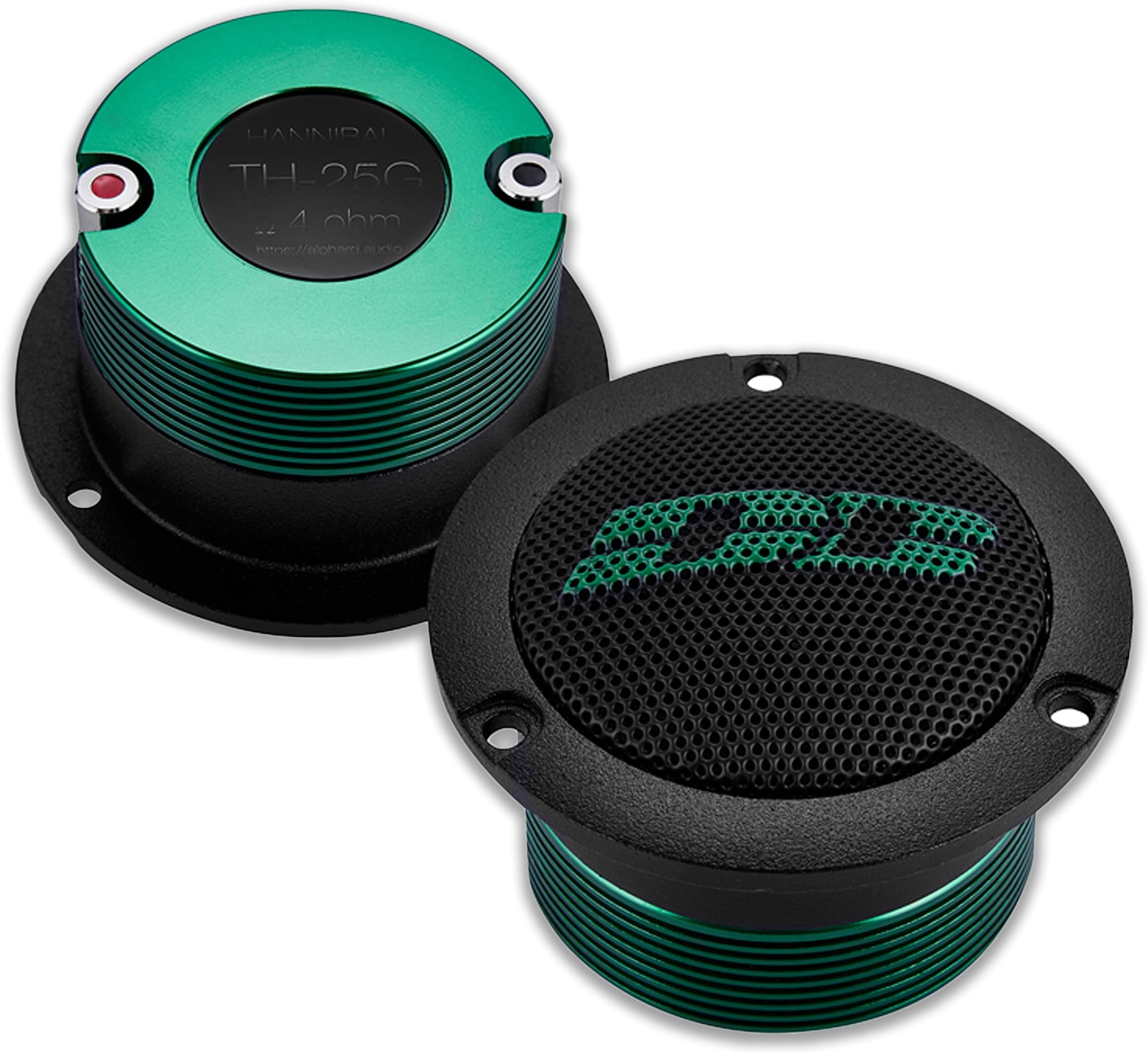 Deaf Bonce Pair of Hannibal 35W RMS 4-Ohm 1" VC Titanium Neodymium Tweeters