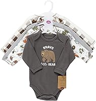 Vista 2 de Touched by Nature mamelucos de manga larga de algodón orgánico baby-girls