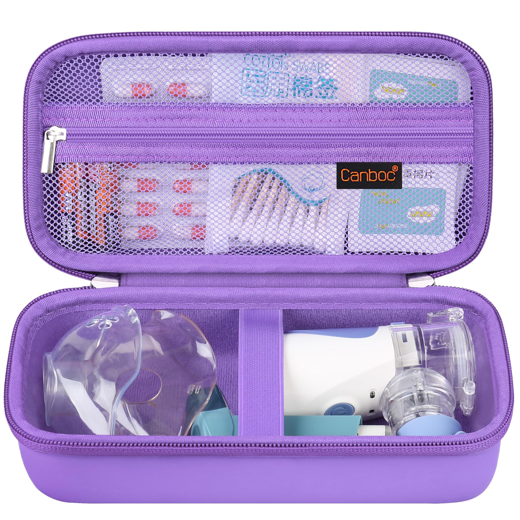 Canboc Carrying Case for Portable Nebulizer for Adults and Kids, Purple