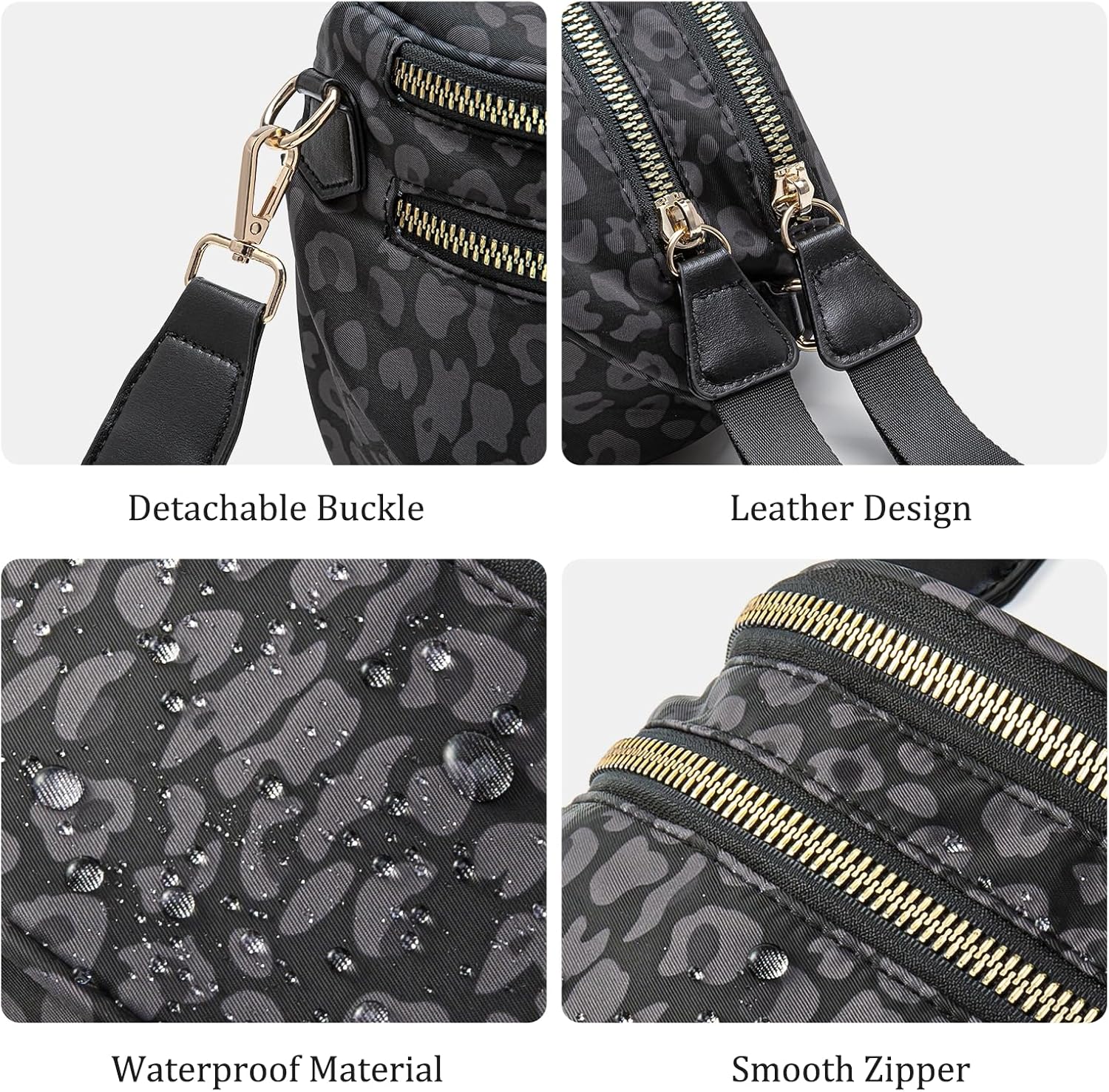 MEXS Bum Bag for Women Crossbody Bags Fanny Packs Sling Belt Purse Waist Chest Shoulder Bag - Image 5