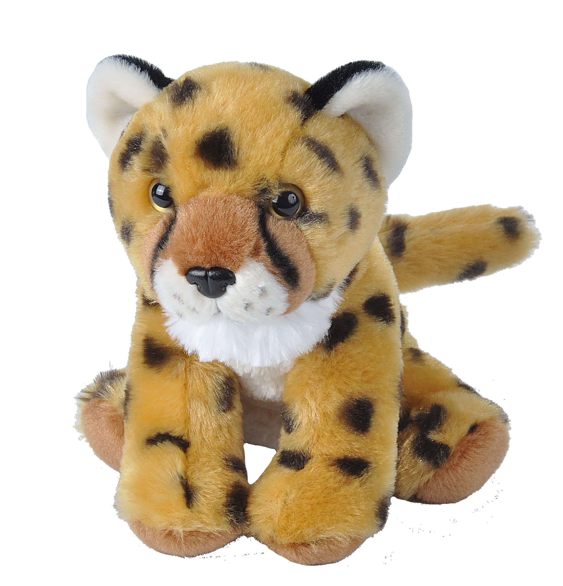 Wild Republic Cuddlekins Eco Mini Cheetah Cub, Stuffed Animal, 8 Inches, Plush Toy, Fill is Spun Recycled Water Bottles, Eco Friendly