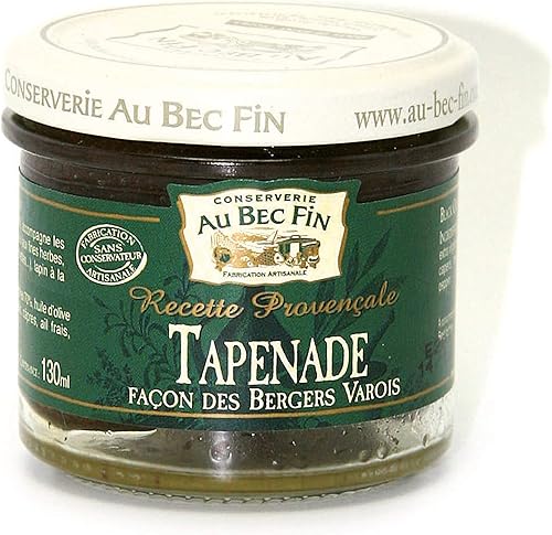 AU BEC FIN Tapenade à la Façon Des Bergers Varois Bocal 90 g