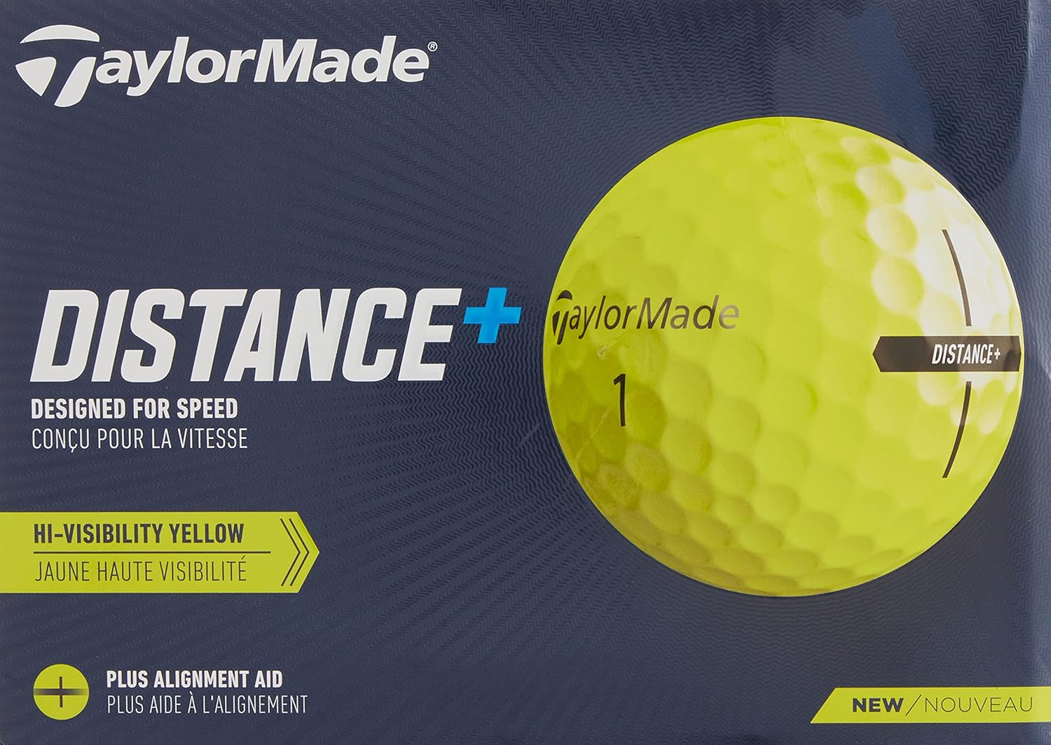 2021 TaylorMade Yellow Distance+ Golf Balls, Standard Balls Amazon Canada