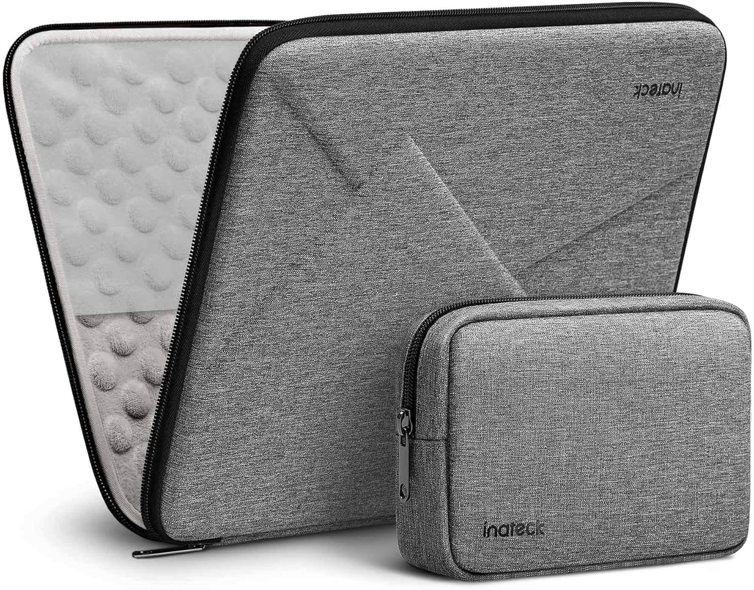 Inateck Eva Stoßfeste Laptoptasche Kompatibel mit 13.6 MacBook Air M5 2026, M4 2025, M3/M2, 13 MacBook Air M1 2021-2018, MacBook Pro 13 M2/M1 2022-2016, Surface Pro 11/10/9/8/7/6/X/5/4/3