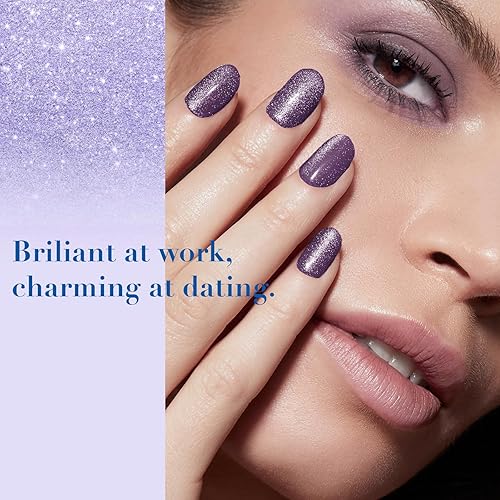 Miniatura 6 de AZUREBEAUTY - Juego de esmaltes en polvo de inmersión para uñas, 20 colores en tonos morado, azul, brillante, con bandeja de reciclaje y juego de