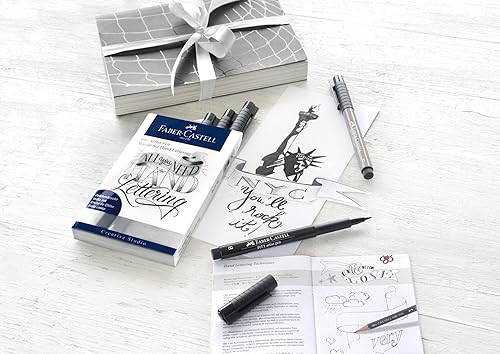 Miniatura 3 de Faber-Castell Pitt - Bolígrafo para principiantes (101 con 7 bolígrafos de letras Pitt