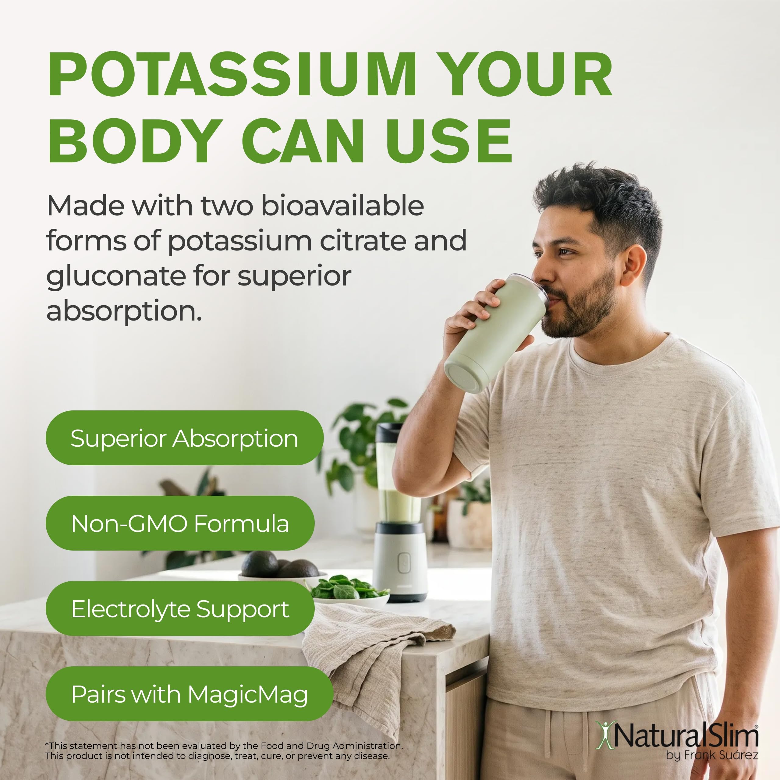 NaturalSlim Kadsorb Potassium Citrate Gluconate Supplement, 400 Capsules — Amazon image 5