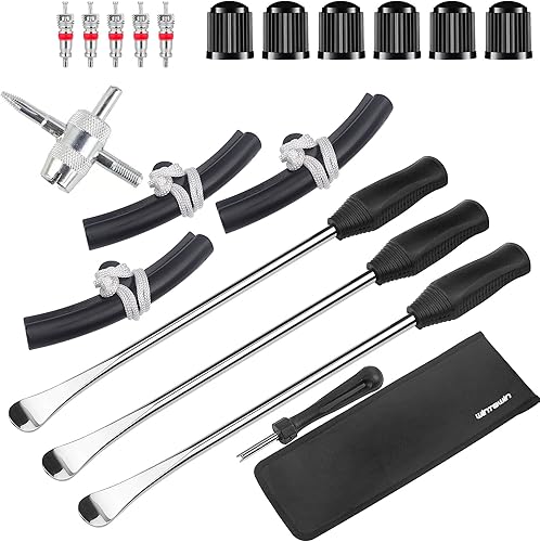 Cucharas de neumáticos de 14.5 pulgadas, herramientas para cambiar neumáticos de motocicleta, juego de hierro, palancas de cuchara de neumáticos,