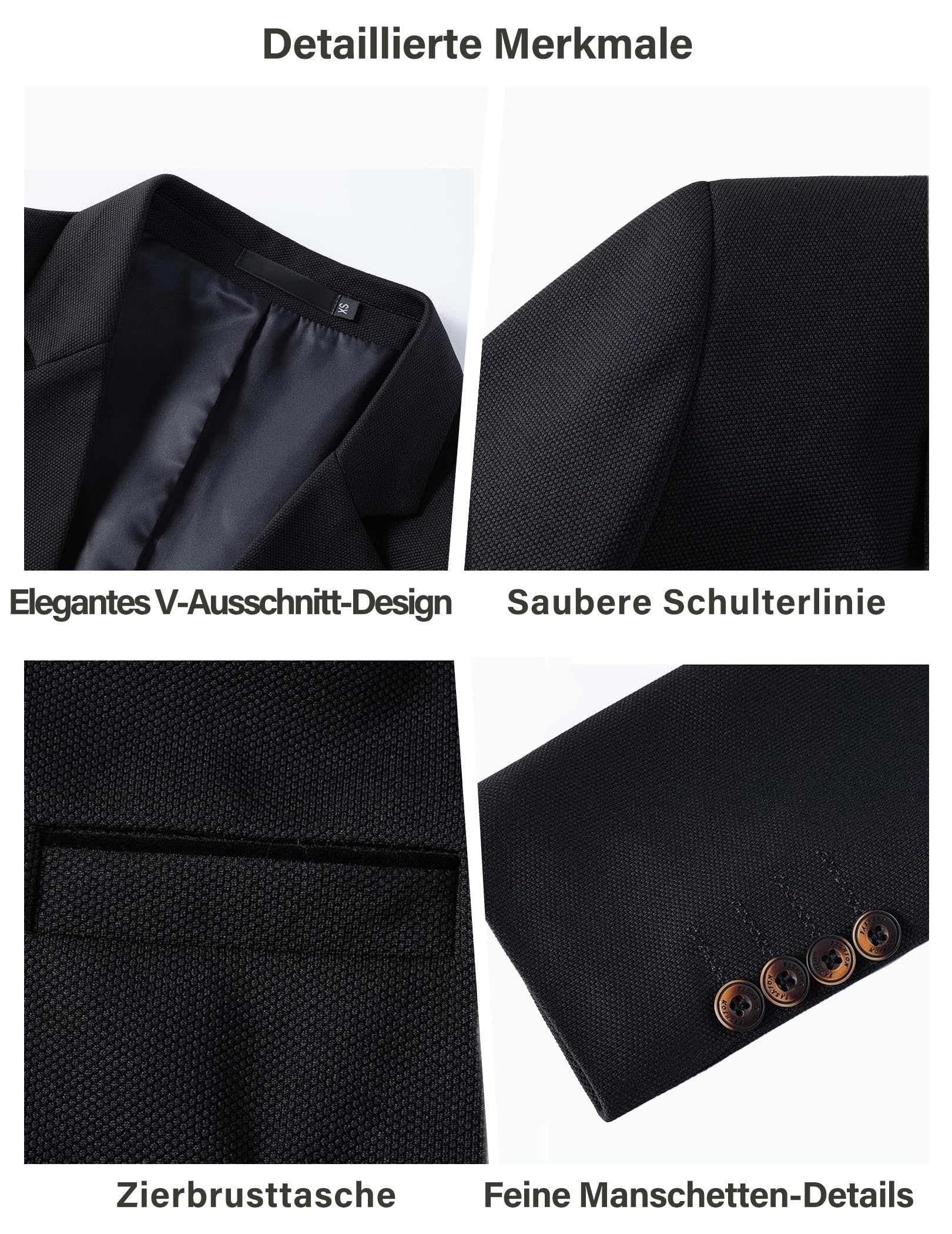 Jacke Herren Herbst Frühling Flammenförmiger Farbe Sakko Herren Sportlich Modern Stretch Blazer Männer Slim Fit Freizeit Jackett Business Anzugjacke