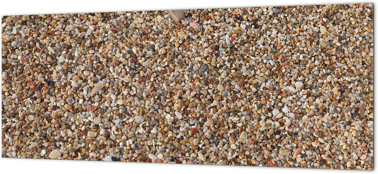 Decorative kitchen splashback - Tempered glass wall panel Textures Series BBS10B: