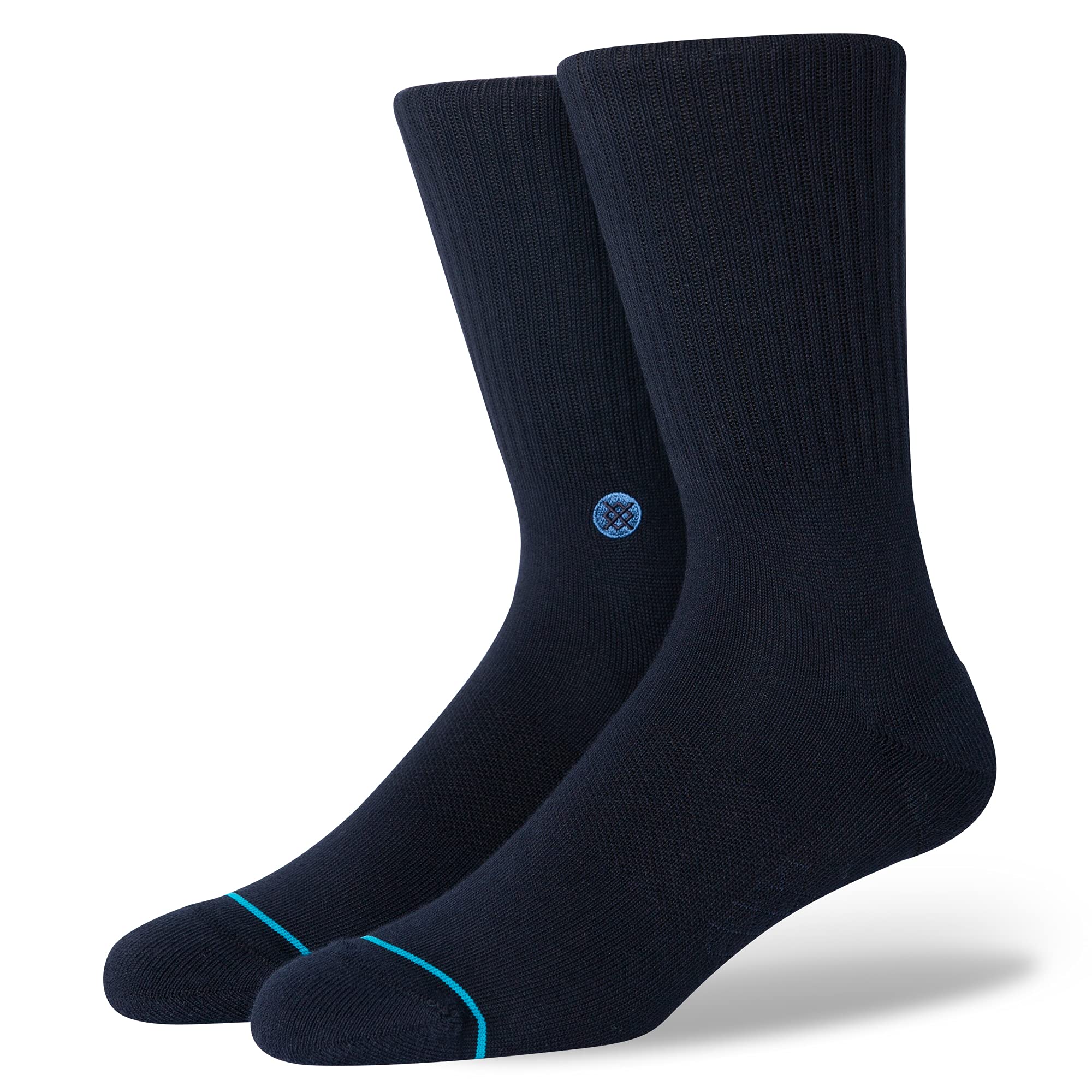 Stance Men's Dark Navy Crew Sock - Icon (, Large)