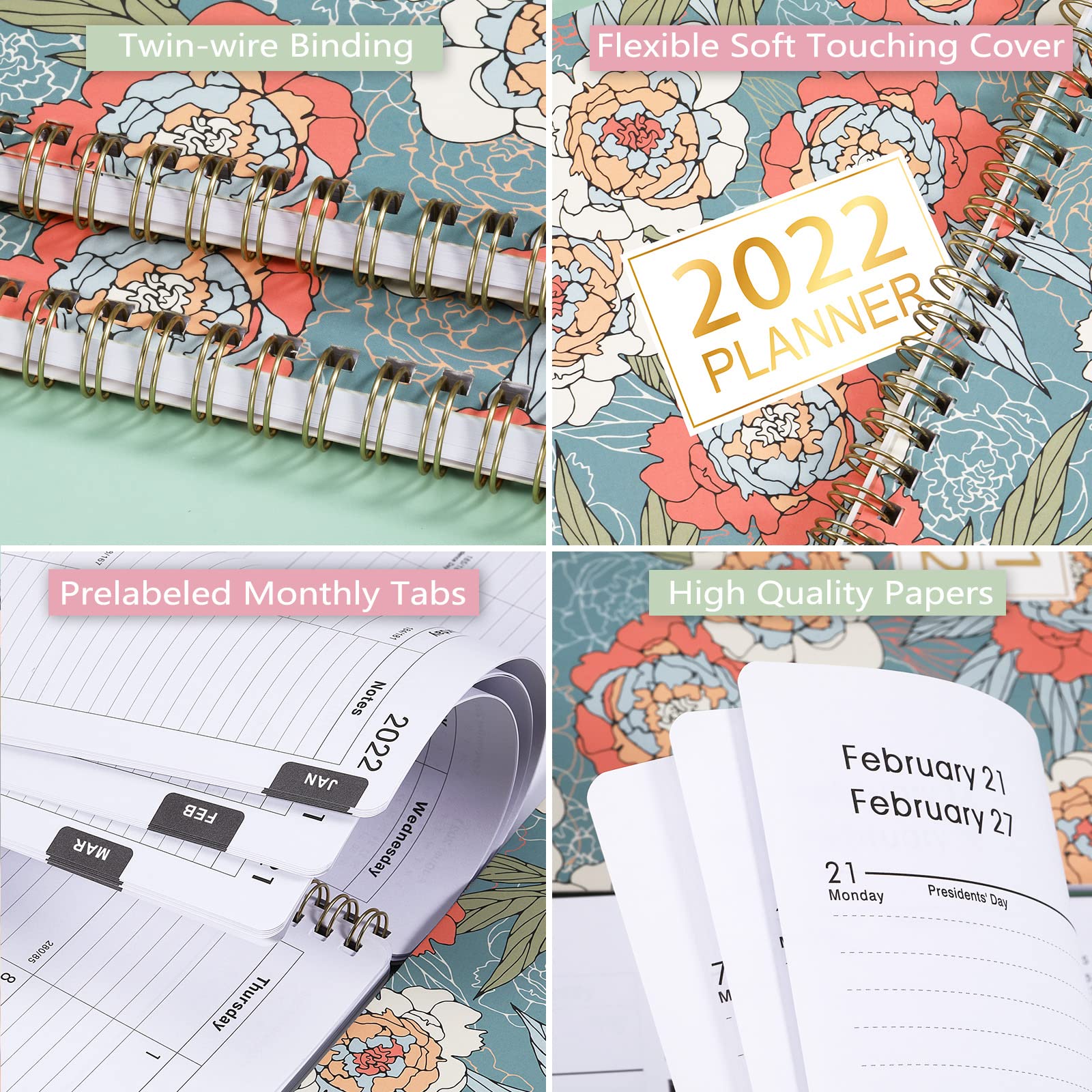 2022 Planner 2022 Weekly Monthly Planner With To Do List And Tabs 8 2022 Planner 2022 Weekly Monthly Planner With To Do List And Tabs 8