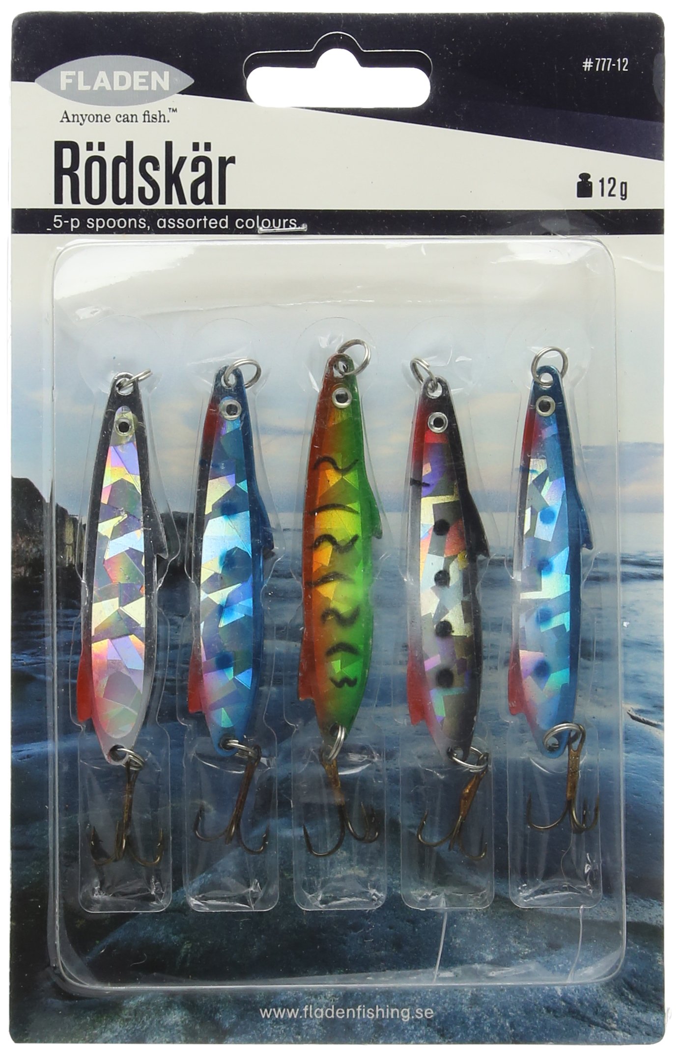 FLADEN Set 5 Finned Rodskar Lure