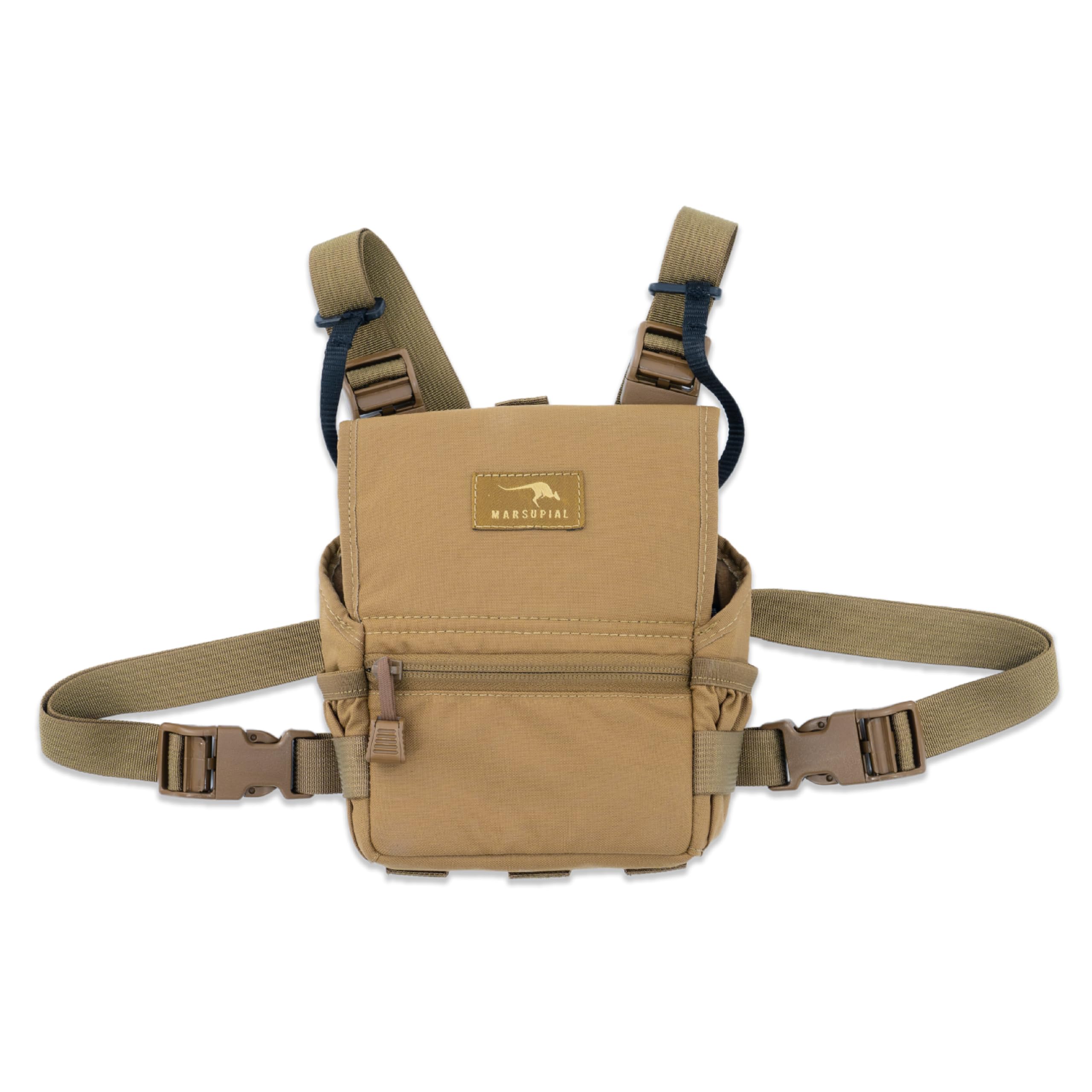 Marsupial Gear Binocular Pack w/Standard Harness, Coyote, Medium