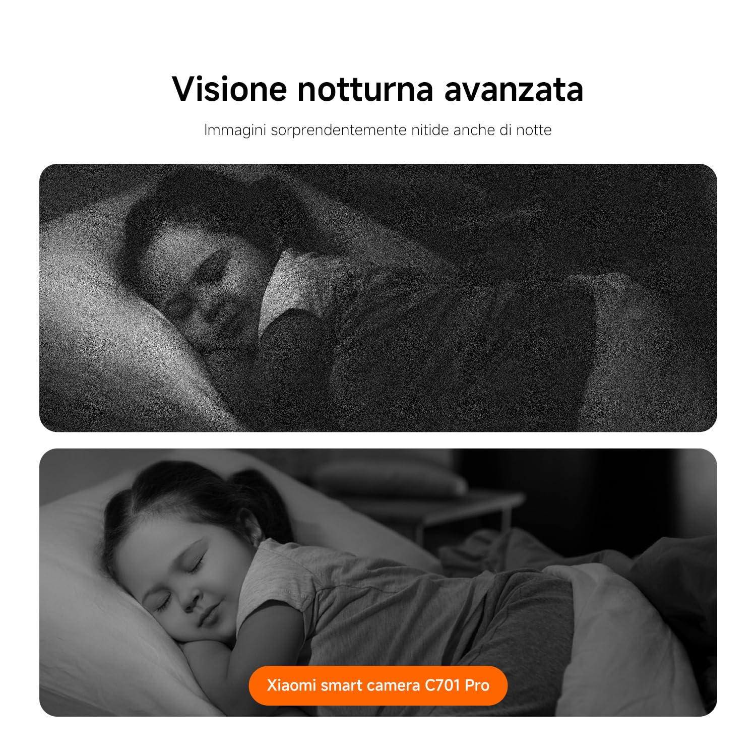 XIAOMI C701 Pro Telecamera di Sicurezza da Interni 4K+3K a Doppia Lente