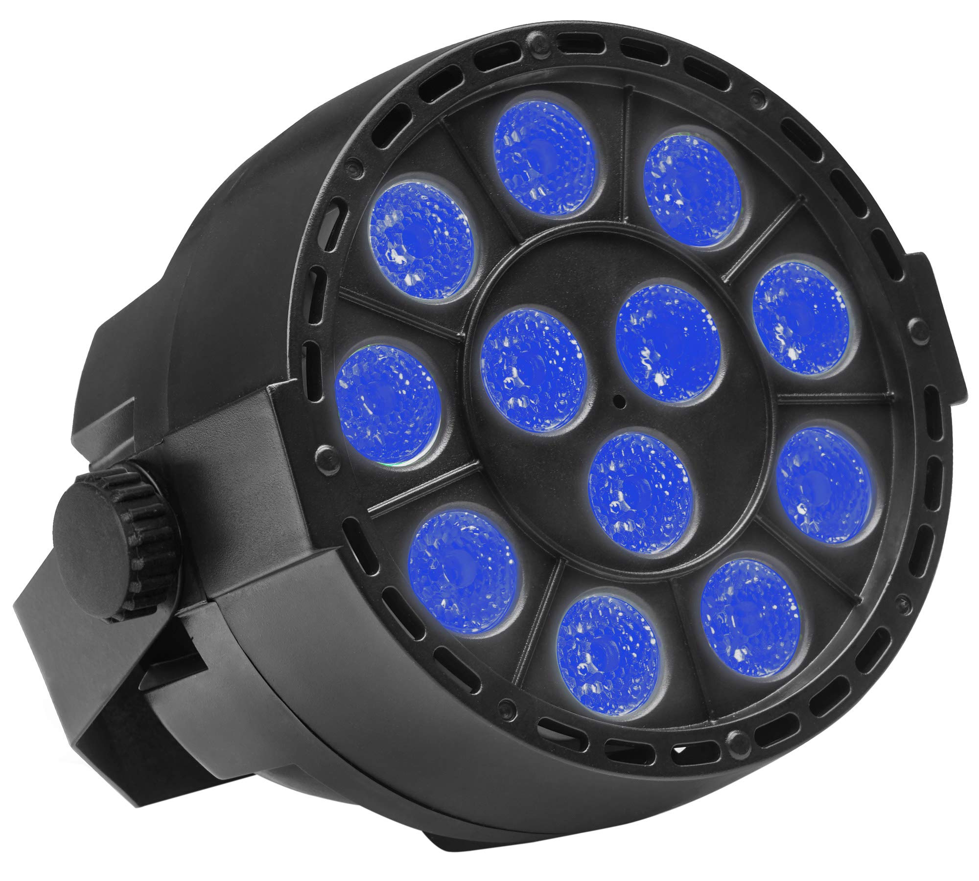 Showlite SPS-120-DMX LED Party Spot - RGB Lichteffekt mit 36 Watt - 17° Abstrahlwinkel - Standalone- oder DMX-Betrieb möglich - Viele Automatik- und Musikprogramme inkl. Strobe-Effekt