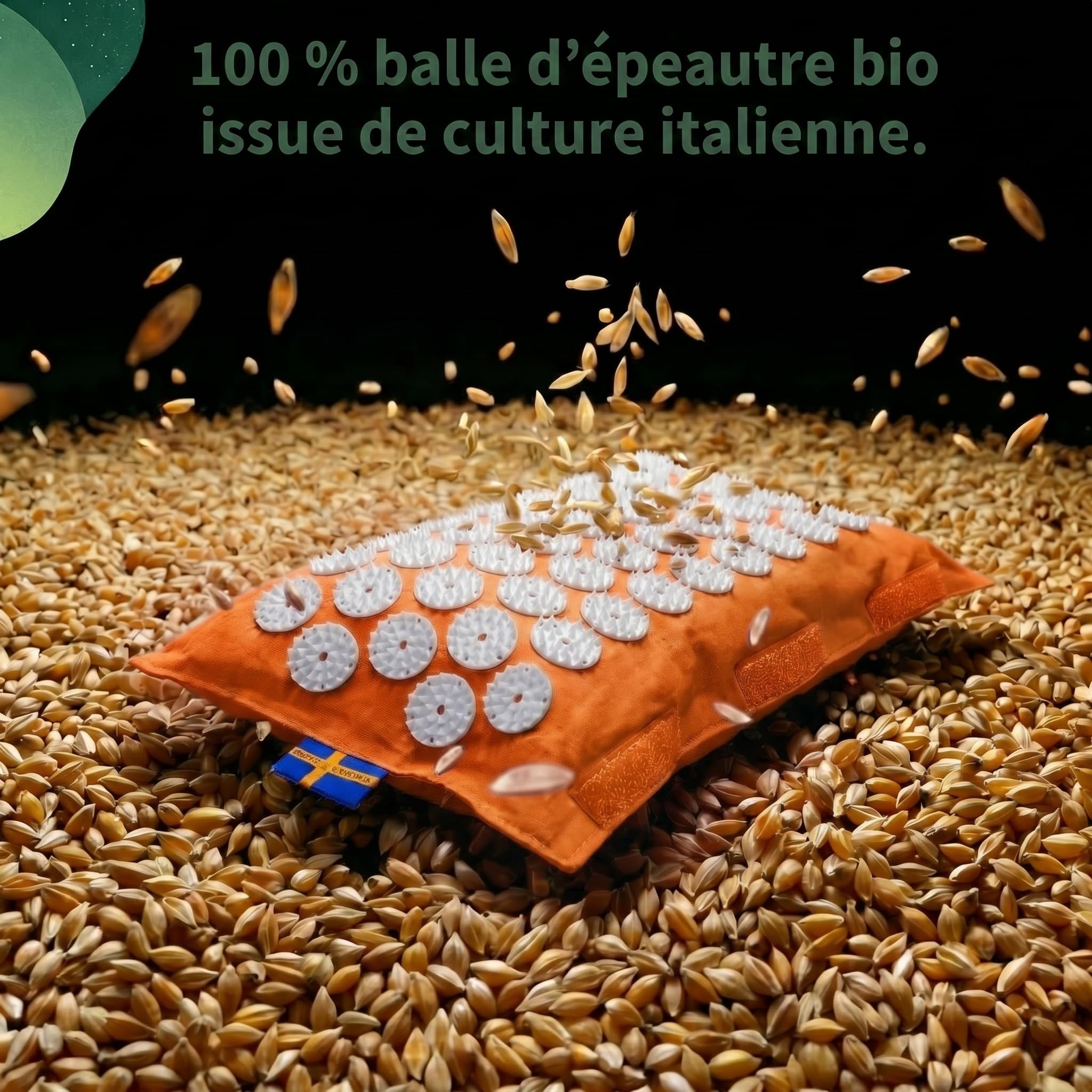 Mysa ThermoMag Coussin pour Cervicalgie: Acupression + Thermothérapie + Magnétothérapie (le seul au monde: #1TOP MEDRANK 2021!) 100% ECO Vannure d’épeautre MADE IN EU l’authentique Suèdois +TUTORIAL